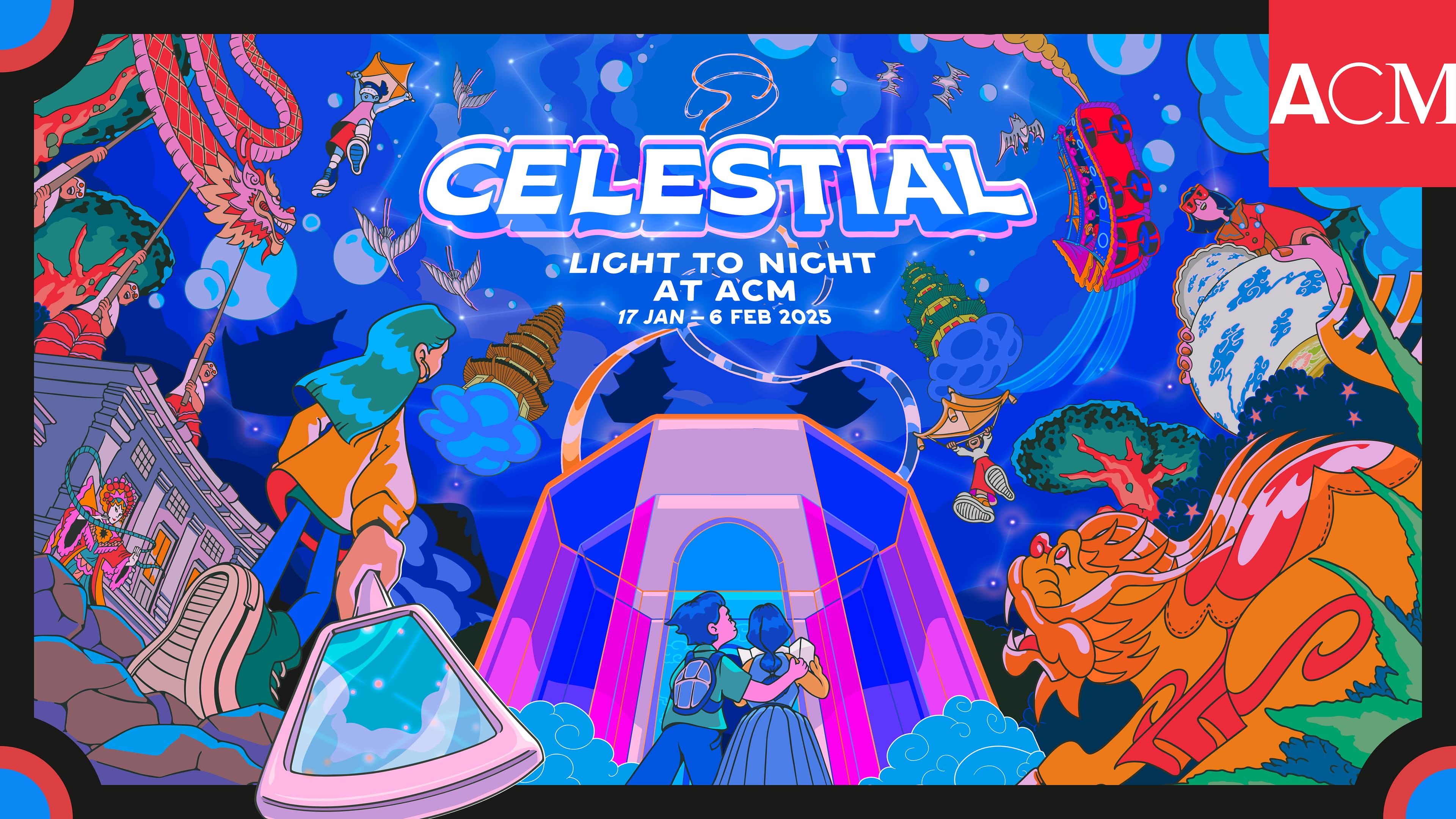 <h1> CELESTIAL: Light to Night at ACM </h1>