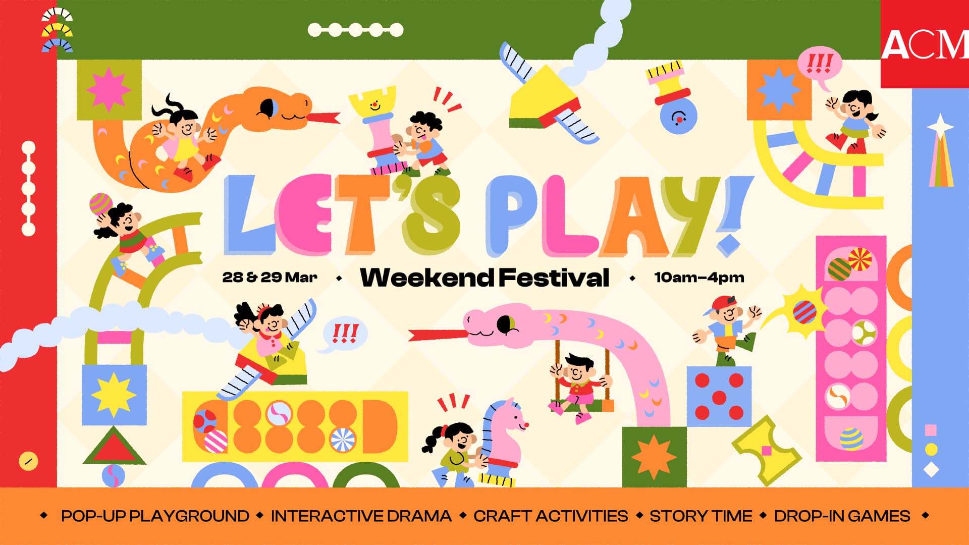 <h1> LET'S PLAY! Weekend Festival </h1>