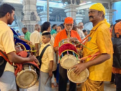 <h1>DOCUMENTING THE SOUND OF THAIPUSAM</h1>
<h2>LECTURE IN CONJUNCTION WITH VEL VEL: THE BURDEN DANCE</h2>