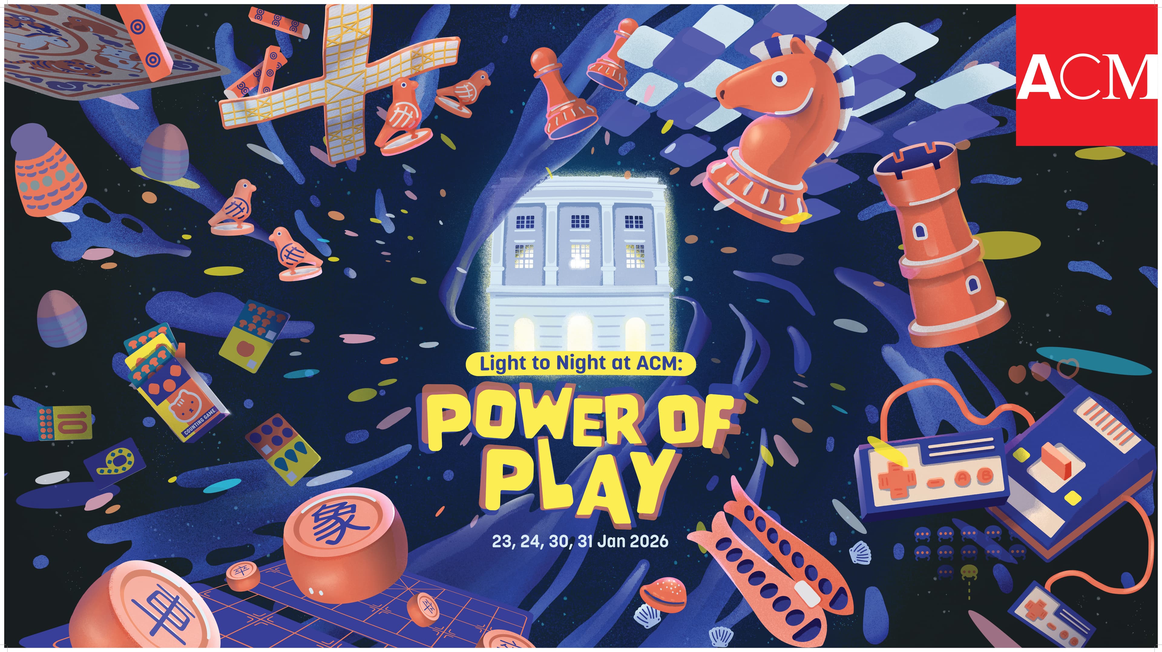 <h1> Light to Night at ACM: Power of Play </h1>