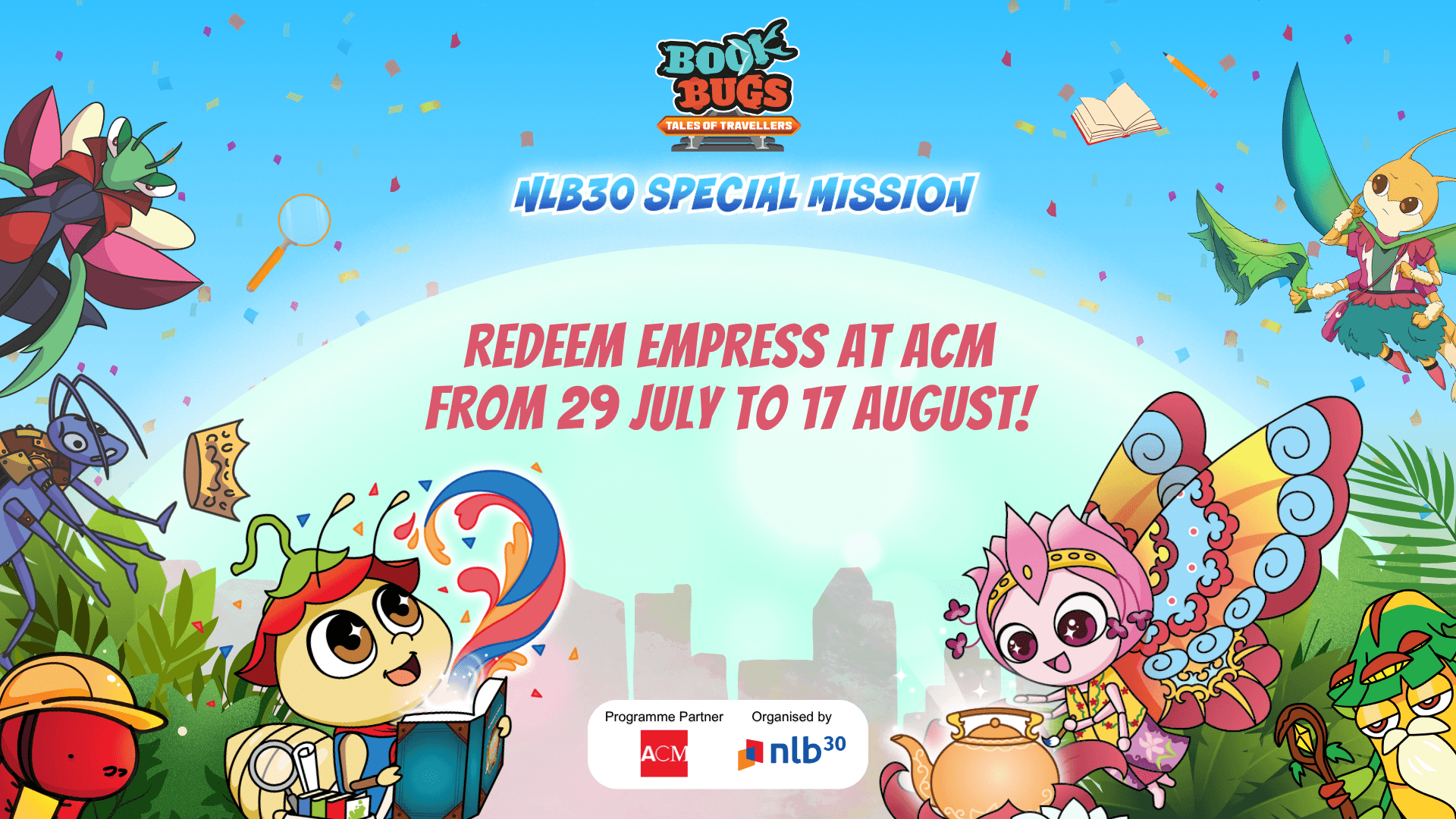 <h1> Book Bugs: NLB30 Special Mission x ACM </h1>